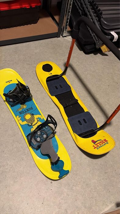 Pachet placă snowboard copii - Burton riglet 90