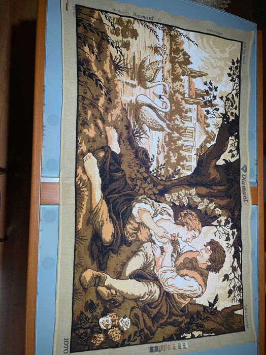 Продавам гоблен 130/80 см конци DMC