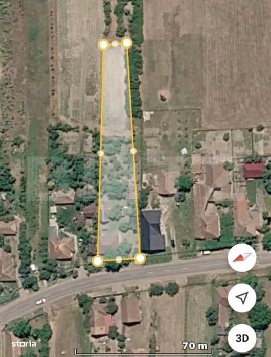 Casa 2 camere, 77 mp, teren 2200 mp, Homorodu de Mijloc