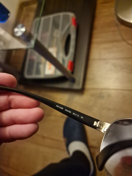 Ray-Ban silver aviator RB3386