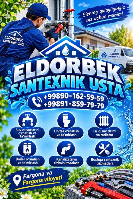 Asalomu alayku biz oz xizmatlarimizni taklif qilamiz sifat birinchi or