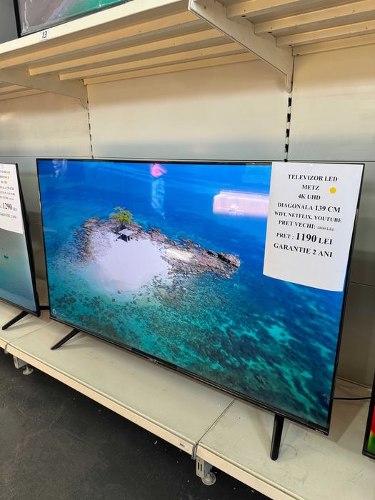 Televizor LED Metz, 139cm, Smart 4K, GARANTIE 2 ANI