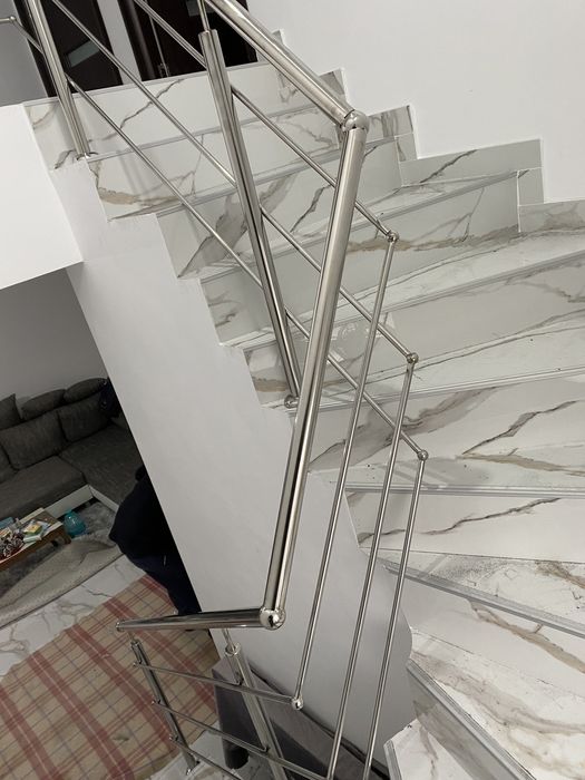 Balustrade Inox Profesionale – Sudură în Argon, Finisaj Perfect