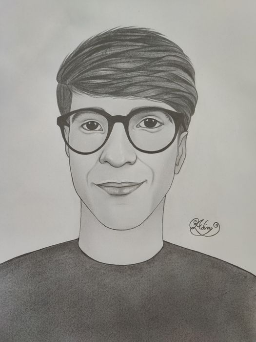 Portrete în creion