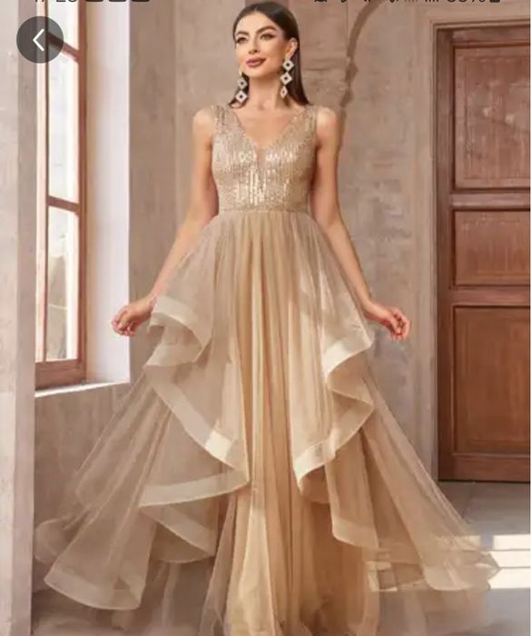 Платье вечернее с подъюбником