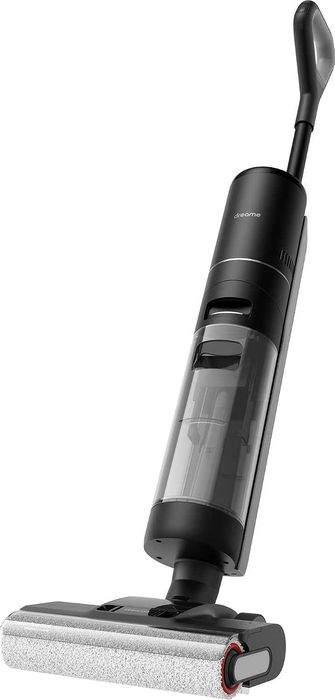 Dreame H12 Pro е безжичен уред за мокро и сухо почистване, основно за твърди подови настилки, с резервоар за чиста вода 0,9 л и за мръсна вода 0,7 л.