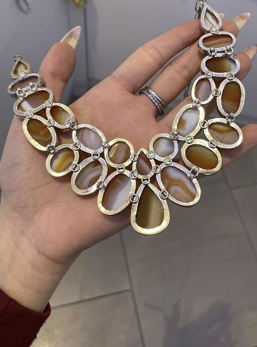 Колье из серебра