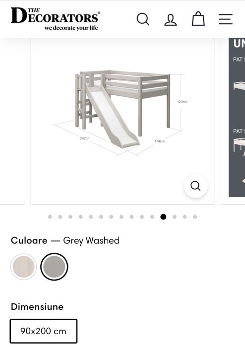 Pat Flexa cu tobogan si scara