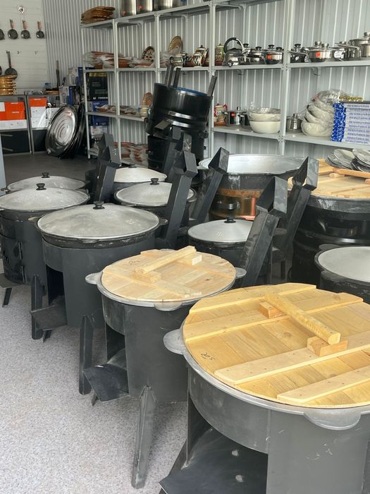 Казаны, самовары, мангалы