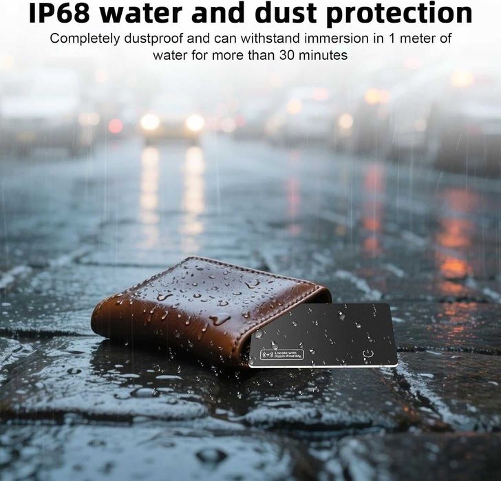 Смарт карта тракер 1.6 мм за портфейл Apple Find My (iOS)