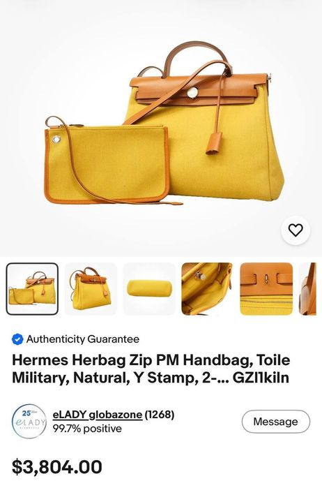 Женская сумка Hermes Herbag