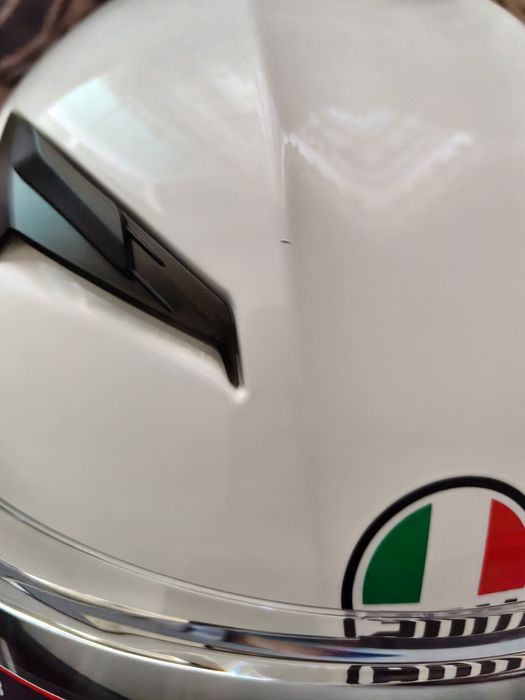 Каска за мотор AGV K3 Solid Seta White