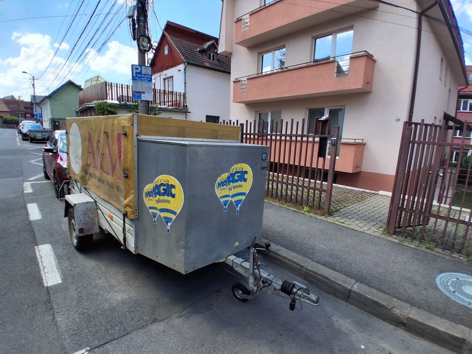 Vand remorca 750 kg cu sistem de franare