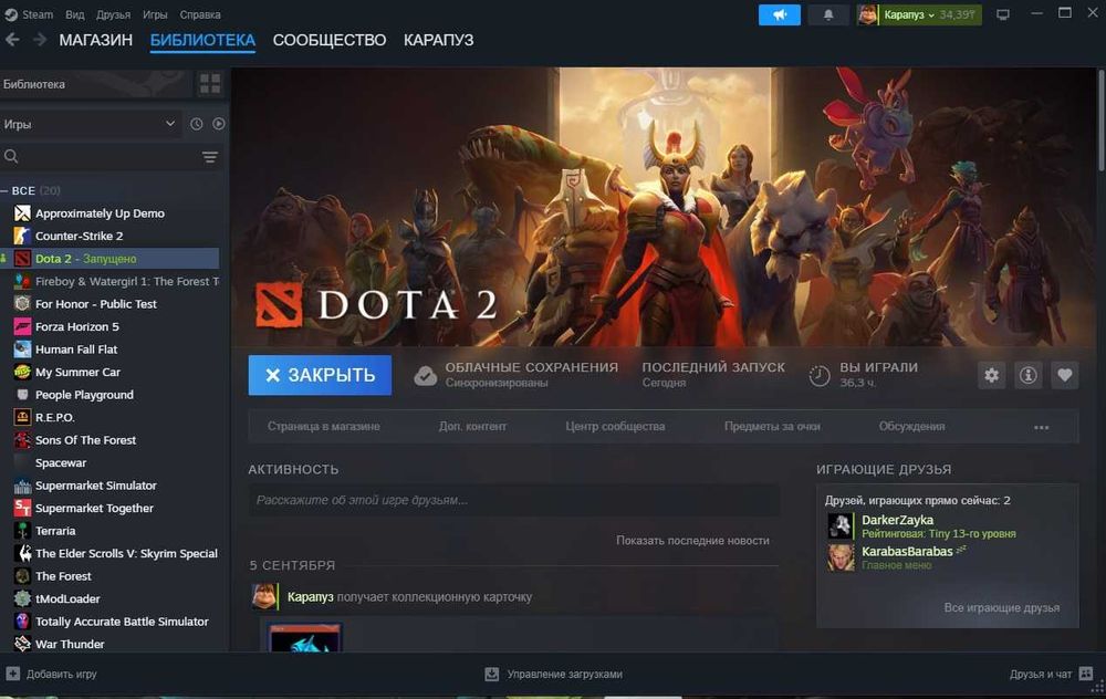 Аккаунт стим с Арканой на windranger