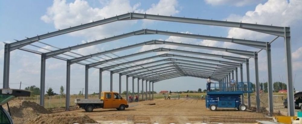 hale metalice : 1. Structură metalică completă : - deschidere 10m - l