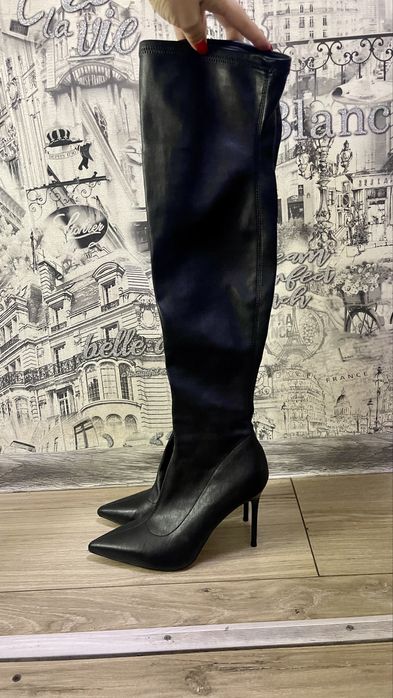 Сапоги кожанные