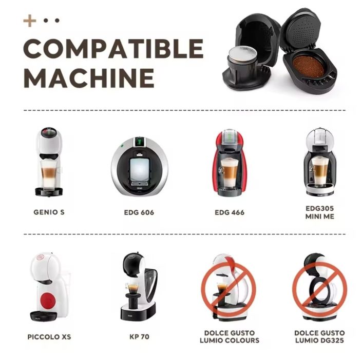 Adaptoare cafea pentru Nescafe Dolce Gusto