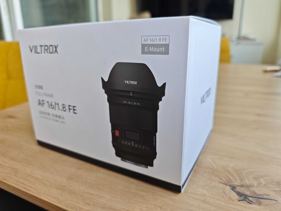 Viltrox AF 16mm f/1.8 FE за Sony E-mount (Пълен комплект, без забележки)