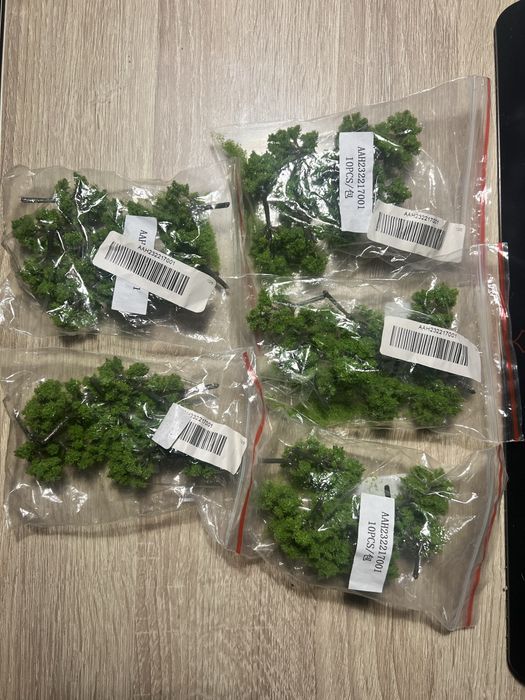 Деревья 5см высота для макета