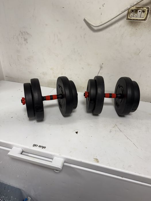 Gantere reglabile noi Germany set 30 kg. 15 kg+15 kg=30 kg pret 190 le