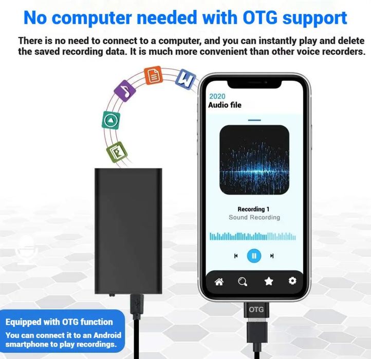 Мини Диктофон, оргинал 15 соат тиниқ ёзади. 16 гб.  Шумларни кесади.