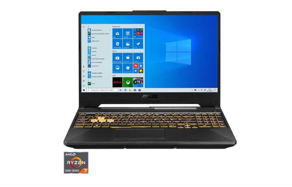 Laptop Asus Tuf A17 Ryzen 7 5800H RTX3070 8GB 16 GB DDR4