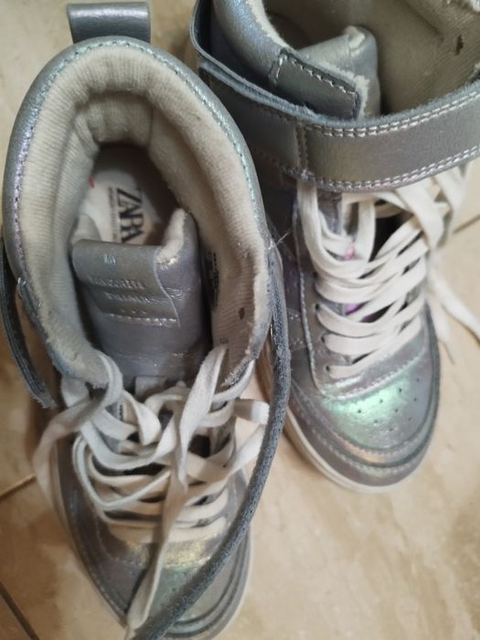 Зара Zara момиче високи маратонки 35р