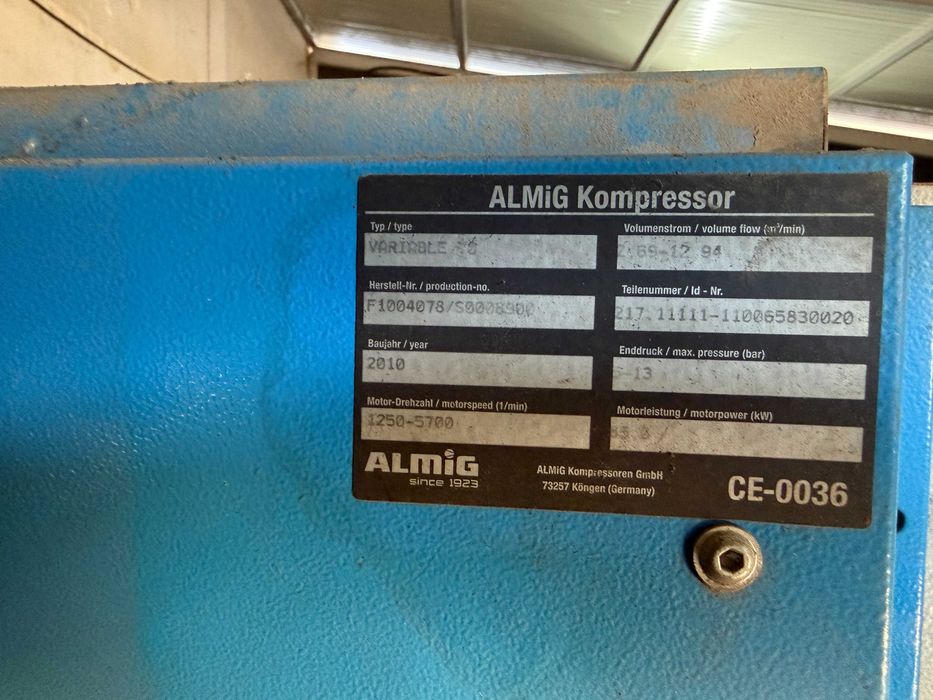 De vanzare doua compresoare de aer marca ALMIG