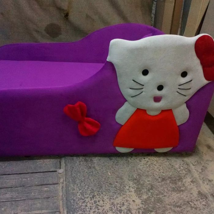 Раскладной детский диванчик машинка