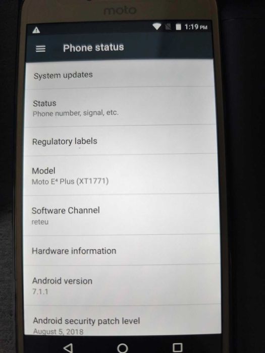 Смартфон Motorola Moto E4 Plus 3G/16GB