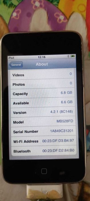 Ipod A1288 8 GB functional second-hand