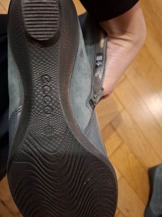 Botine Ecco piele naturala