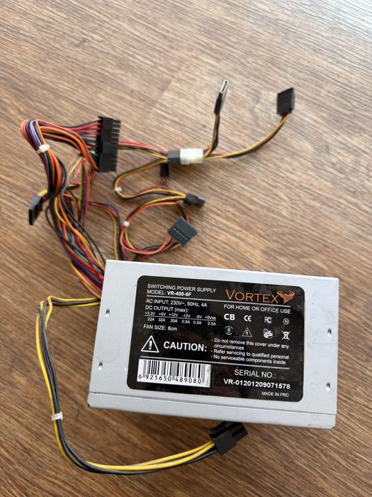 блок питания для компьютера VORTEX VR-400-8F