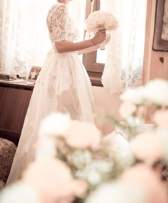 Булчинска рокля от две части