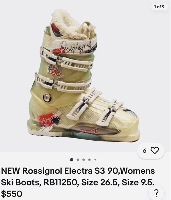 Дамски ски Rossignol 156 и обувки Rossignol Electra S3 90, 24.5