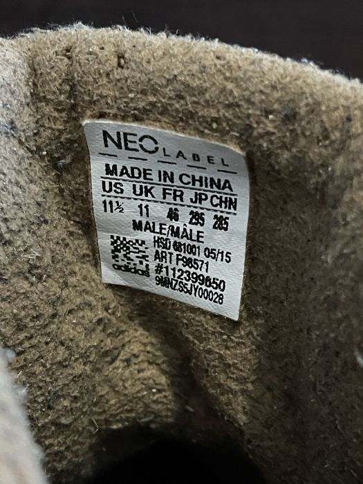 Adidași Adidas Neo Label – piele – mărime 46 - Stare Foarte Bună