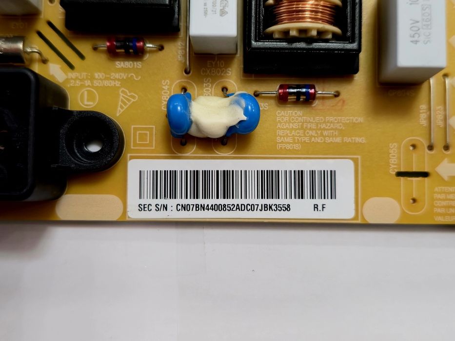 БП, T-CON и сборка с Y-SUS