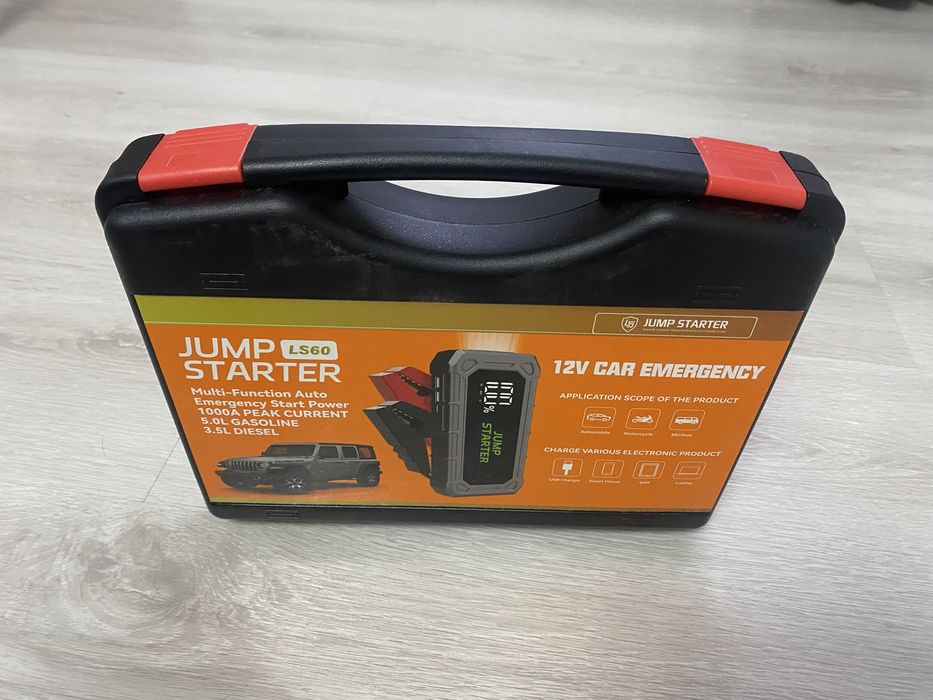 Robot de pornire / Starter Auto Portabil, 18000 mAh, 12 V ~ Pret redus ‼️