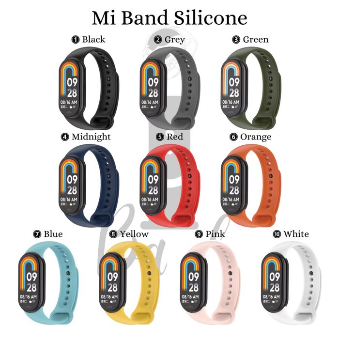 Силиконова каишка за Xiaomi Smart Band 8 | 9 | 10