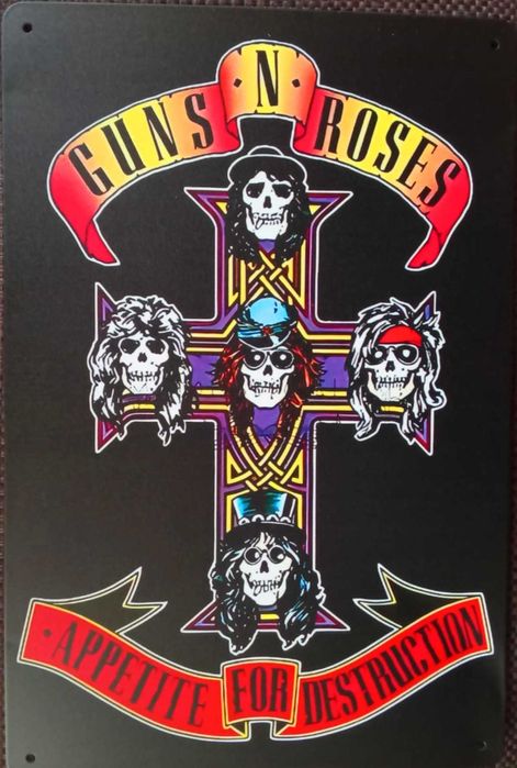 Метални табели и плакати нa класически метъл групи