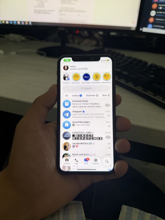 iphone x idial tel