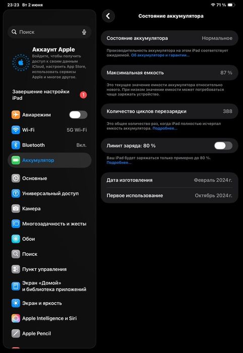 iPad Pro  M4 планшет