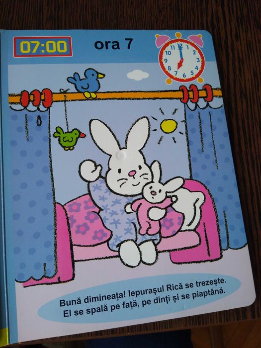 Cărticica copii "Sa învățăm ceasul"