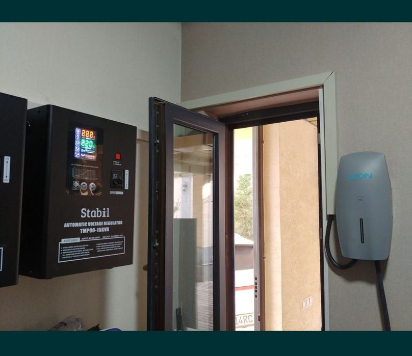 Установка Зарядка для электромобиля