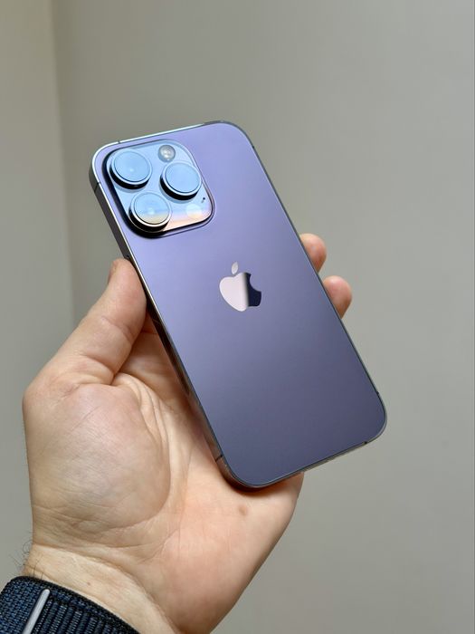 iPhone 14 Pro 256GB Deep Purple 83% Neverlocked esim mov