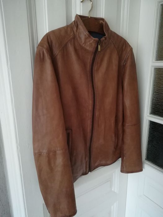 Geaca piele Massimo Dutti xl bărbați