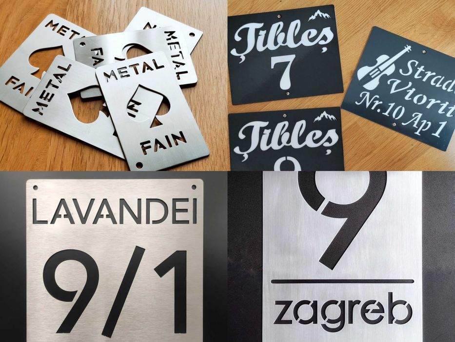 Numar casa personalizat / Numere de strada