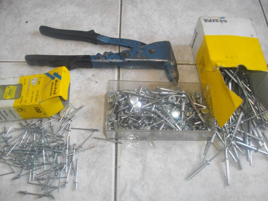 Немски Лопата сгъваема Нитачка GESIPA NTX попнитове  Резачка Хартия А4