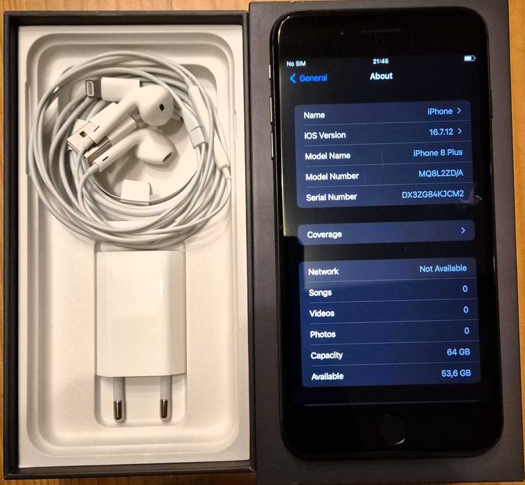 Iphone 8 Plus - 64Gb, telefon