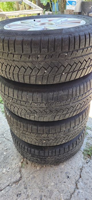 AUDI A6 магнезееви джанти със зимни гуми 225/55/16 7J×16 ET45 5×112 ЦО